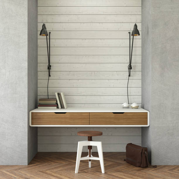 Interior business hipster mock up wall background