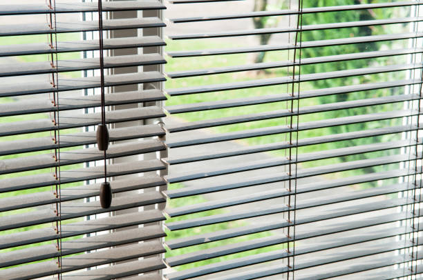 istock View out of a residential home window 646186282