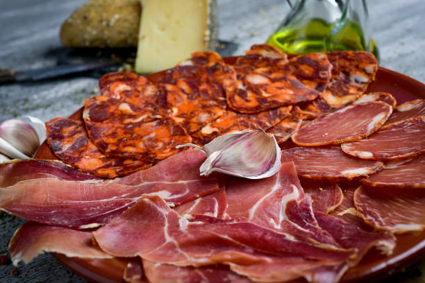 istock assortment of spanish cold meats 646186718
