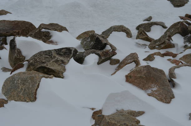 istock Fog and ice at the sea. 646193028