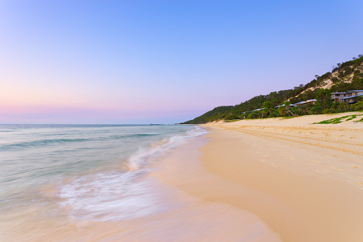 Sunrise at Moreton Island off the coast of Brisbane in Queensland, Australia