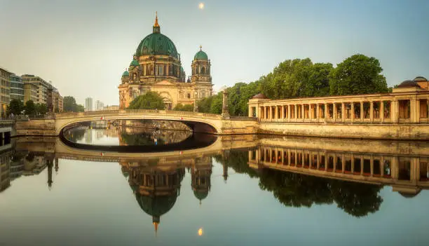 Morning view of Berlin Cathedral, Berliner Dom , Germany