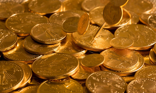 istock Liberty Gold Eagle one ounce coins 646199170