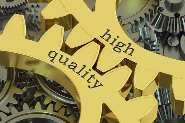istock high quality concept on the gearwheels, 3D rendering 646207188