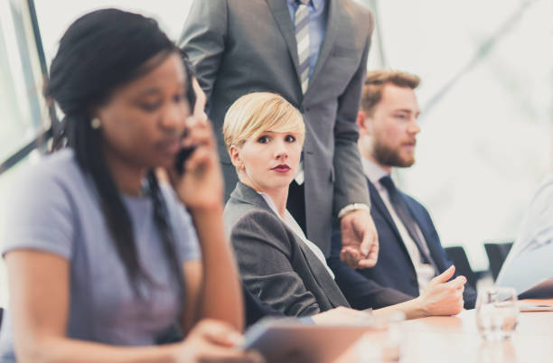 istock Business people attending a meeting 646218910