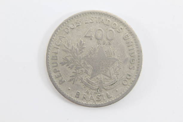 istock Old Coin from Brazil 646221424