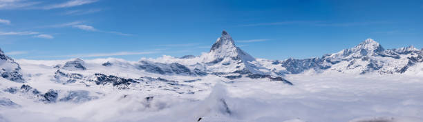 Matterhorn, Switzerland. Matterhorn peak, Zermatt, Switzerland matterhorn stock pictures, royalty-free photos & images