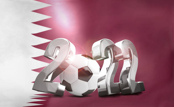2022 Qatar soccer football 3D rendering