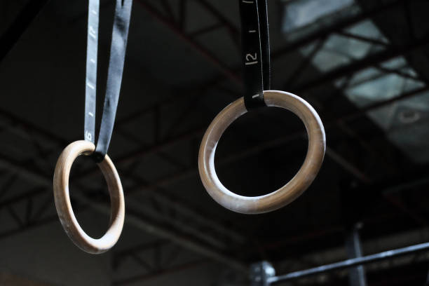 istock Rings / gym box equipment 646240184