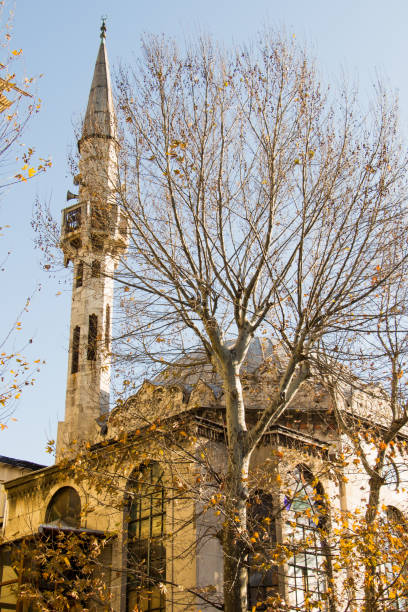 istock Minaret of Ottoman Mosques in view 646246442
