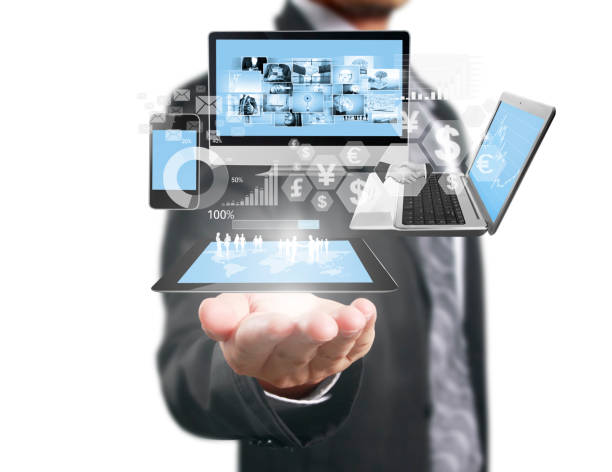 istock Technology in  hands of businessmen 646276222