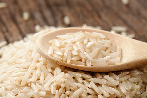 istock pile of brown rice 646277198