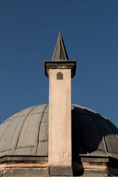 istock Outer view of dome in Ottoman architecture  in Turkey 646285840