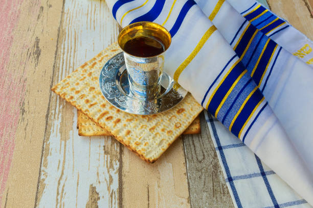 Pesah celebration concept jewish Passover holiday Pesah celebration concept jewish Passover holiday Pesach Matza springfield new jersey stock pictures, royalty-free photos & images