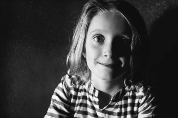 istock Black and white portrait 646308790
