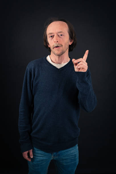 istock Handsome man doing different expressions in different sets of clothes: idea 646321694