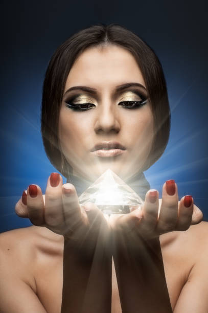 istock beautiful woman with  brilliant 646327926
