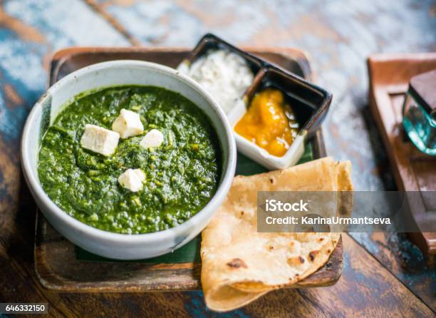 Palak Paneer Stock Photo - Download Image Now - Indian Food, Spinach, Culture of India