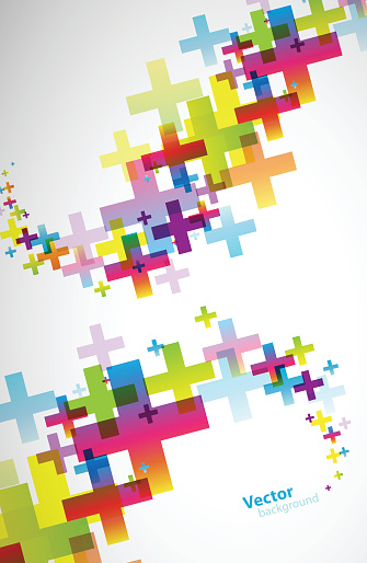 Abstract Plus Simbol Plus Sign Abstract Background Wallpaper Stock Illustration - Download ...
