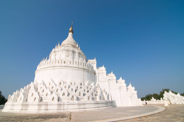 istock Hsinbyume white pagoda, Mingun, Myanmar 646363078
