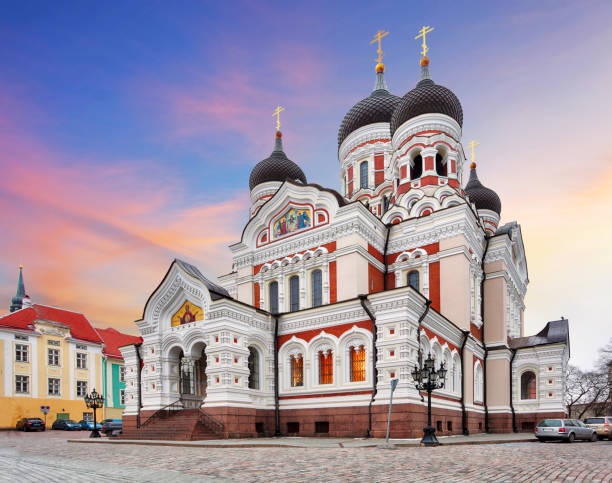 Tallinn, Alexander Nevsky Cathedral, Estonia Tallinn, Alexander Nevsky Cathedral, Estonia estonia stock pictures, royalty-free photos & images