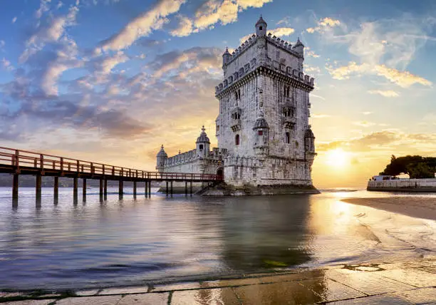 Photo of Lisbon,  Belem Tower - Tagus River, Portugal