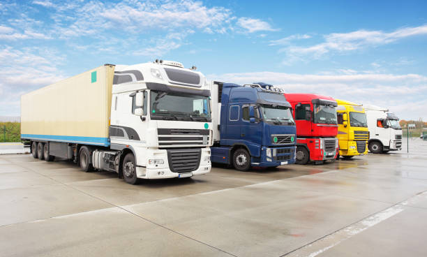 istock Truck, transportation, Freight cargo transport, Shipping 646367542