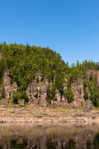 istock Tunguska is big river of Eastern Siberia. 646370972