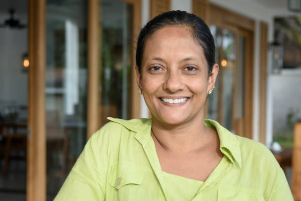 istock Mature woman looking at camera and smiling 646379570
