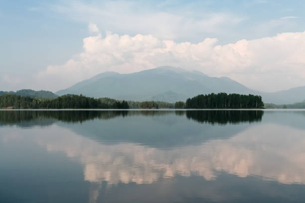 istock Beautiful siberian view. Tagasuk lake. 646382798