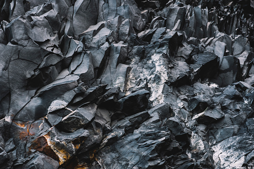 Textura de basalto hermosa, Islandia photo