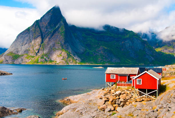istock Lofoten islands  in Northern Norway 646392182