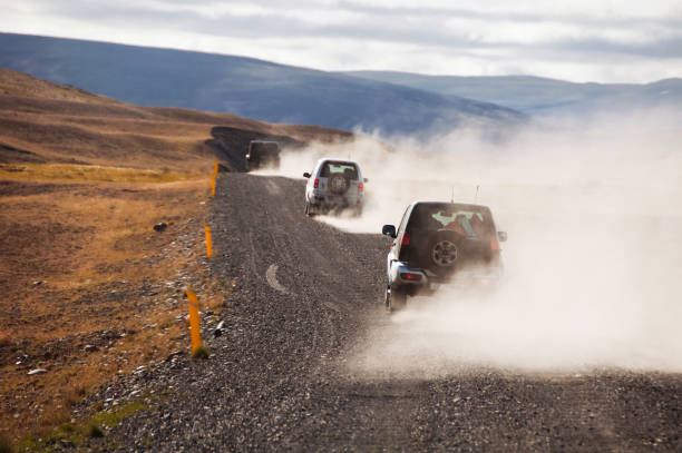 istock Cars on a road Iceland 646397566