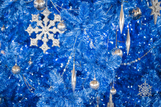 istock fantasy blue glitter Christmas happy new year for background 646411218