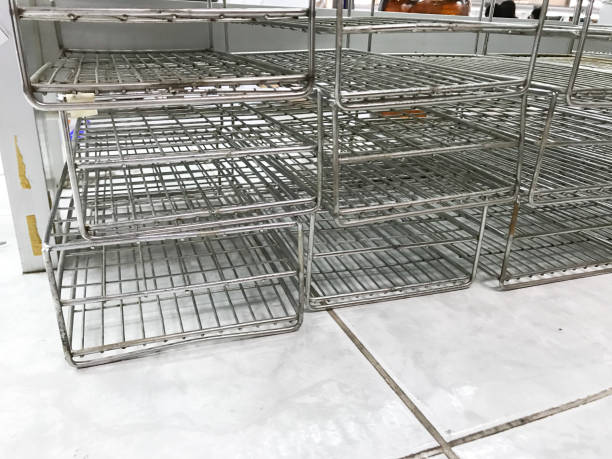 istock Glass tube in laboratory equipment. 646418710