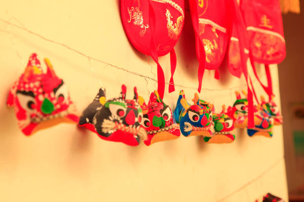 istock traditional hand made cloth tiger toy 646421640