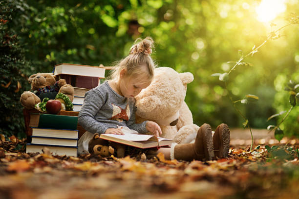 lectura nos lleva a otro lugar - outdoor toy fotografías e imágenes de stock