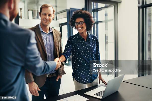 The Deal Makers Stock Photo - Download Image Now - Business, Partnership - Teamwork, Greeting