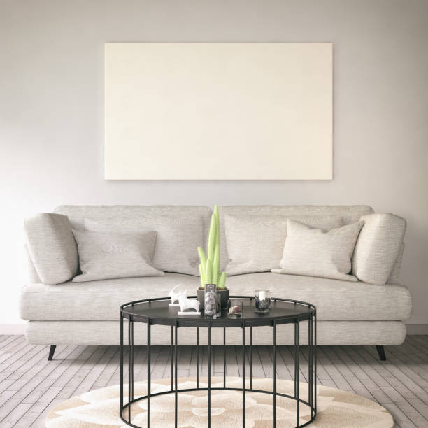 istock Mockup Frame in Living Room 646459770