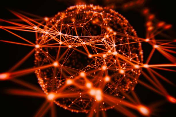 istock Futuristic virtual technology background, Fiber virtual optic cables, fibre connection, telecomunications concept, digitally generated image. 646462864
