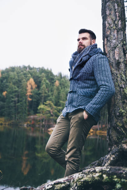istock Mountain Man in the wood 646475104