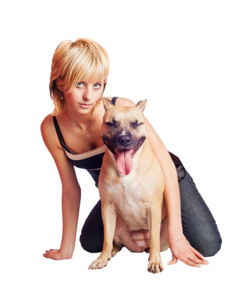 istock Woman and dog 646483472