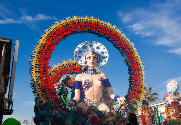 144th edition of the Carnival of Viareggio. Every year the Carnival attracts more than 25 thousand visitors to attend the magic of the grand parade.