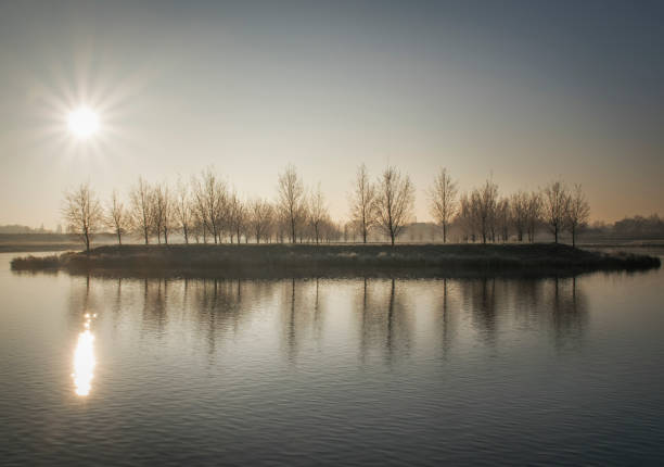 Morning walk to the Waterdonken in Breda, Netherlands