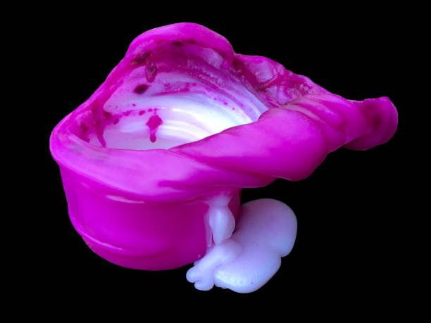 Rest of a purple candle