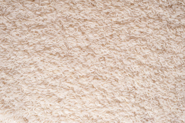 istock Thai jasmine rice food texture background 646520038