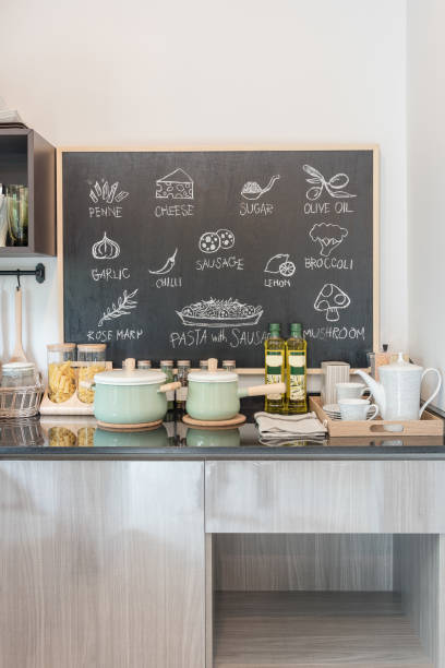 istock modern kitchen room with black granite on top of counter 646546540