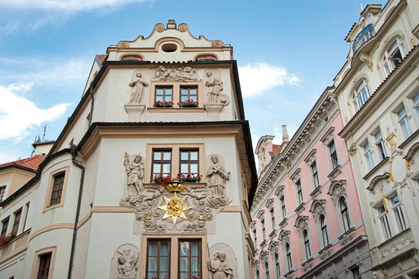 Prague- July 22, 2014:City center Prague, Czech Republic.