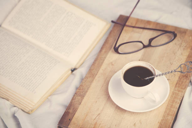 istock luxury bedroom with cup of coffee 646607418