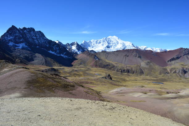 istock Cerro Colorado - aka Rainbow mountain or Vinicunca - in Peru 646632058